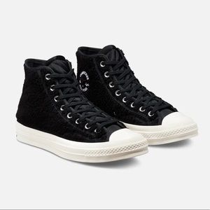 Converse Chuck 70 Sherpa Black NWT 7.5